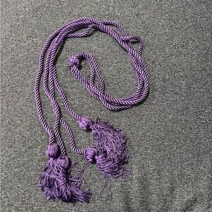 Purple Graduation honor cords
